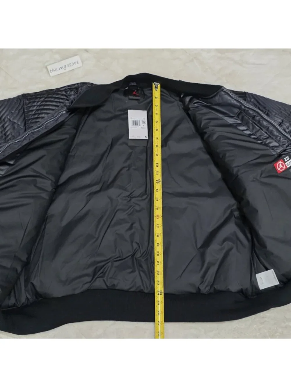 Jordan Bomber Jacket Full Zip Quilted Down Black  Men's Sz 2XL II5314 010 $300